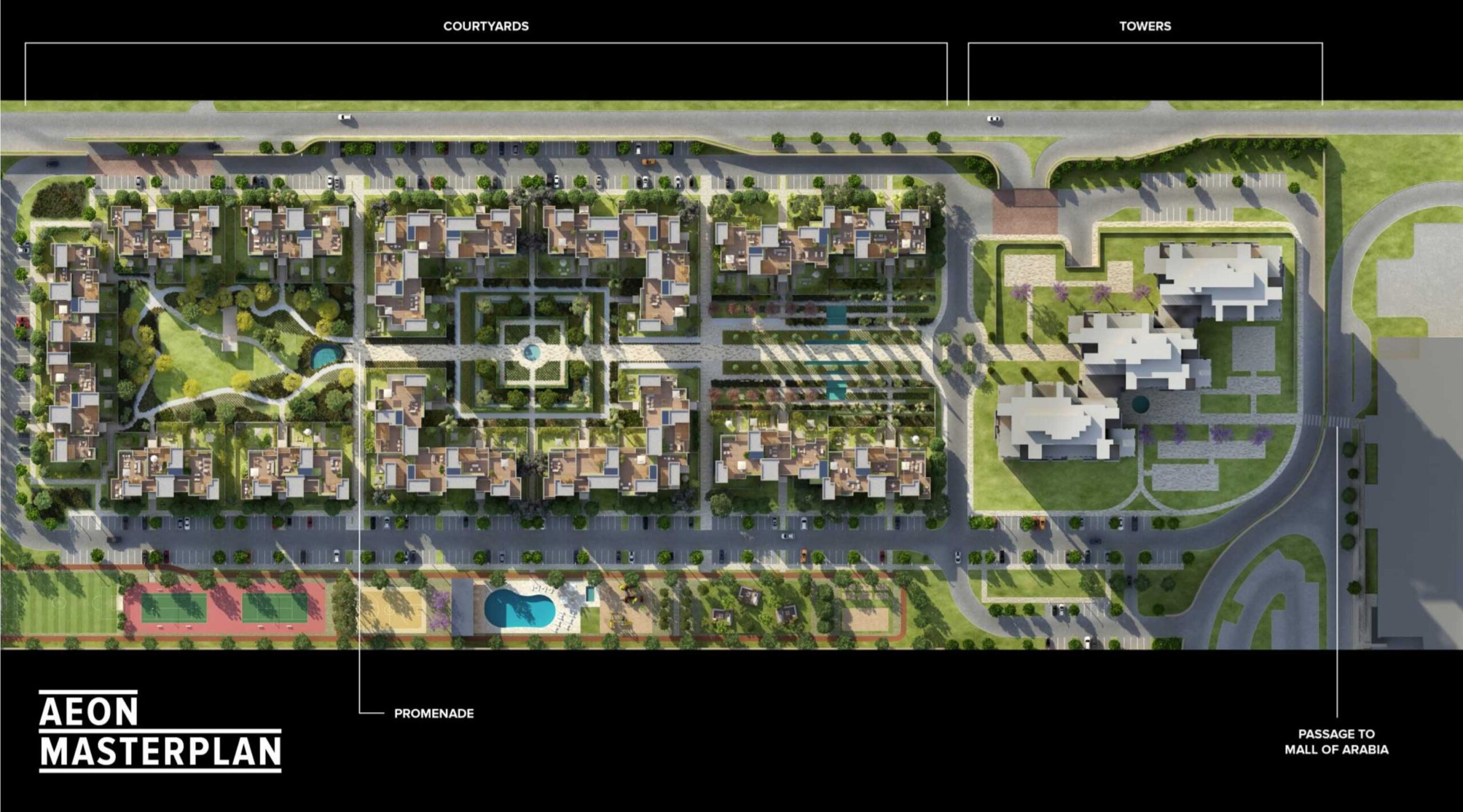 AEON Towers الماستر بلان