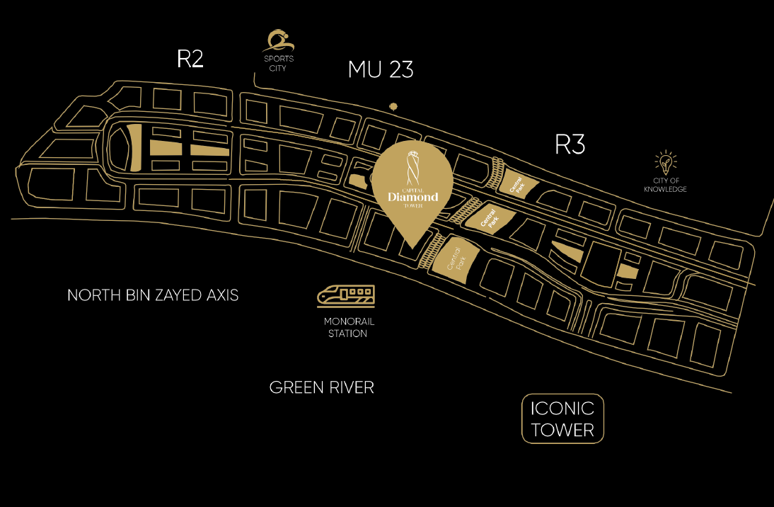 Amazon Capital Diamond Tower الماستر بلان