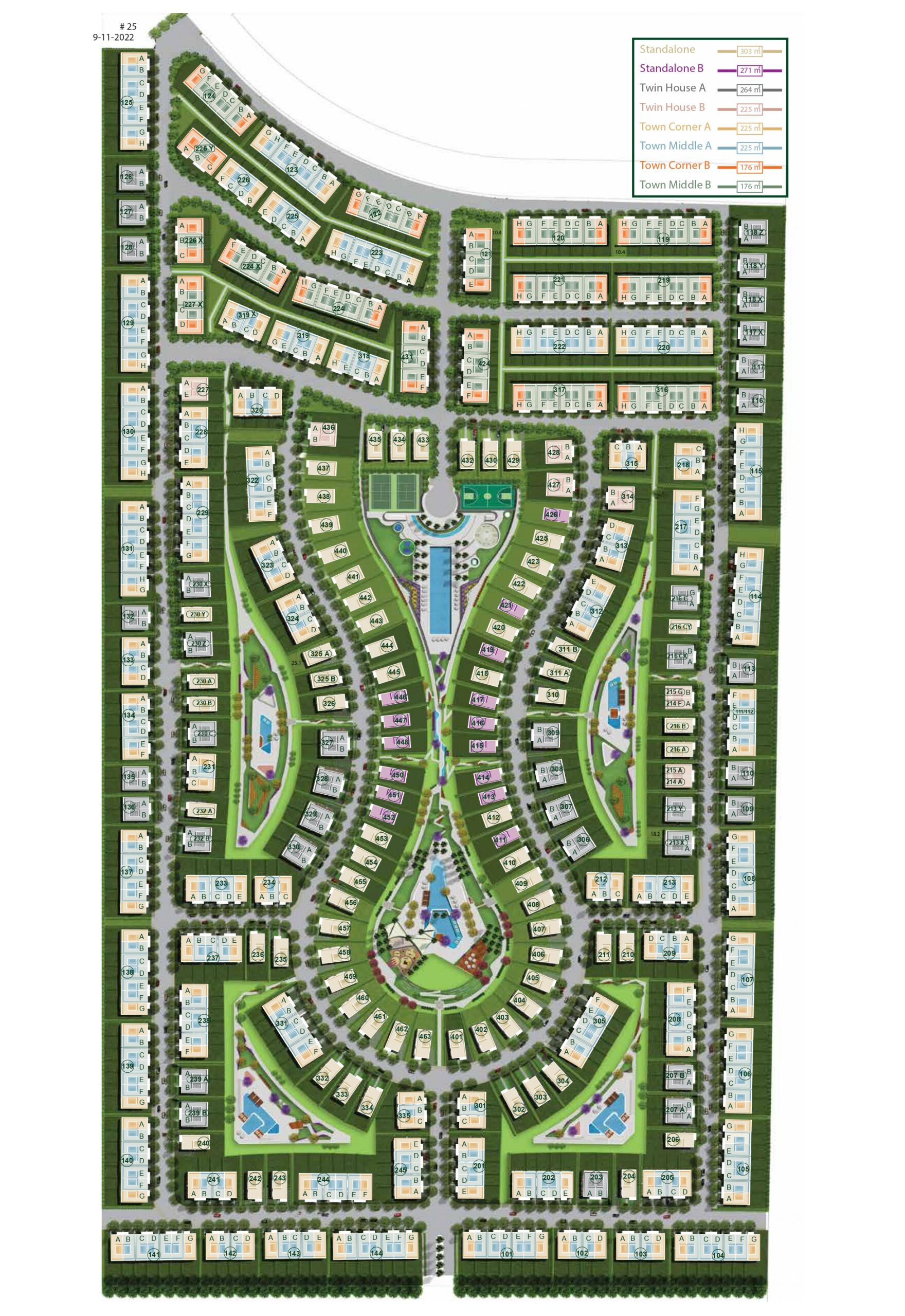 Azzar New Cairo الماستر بلان