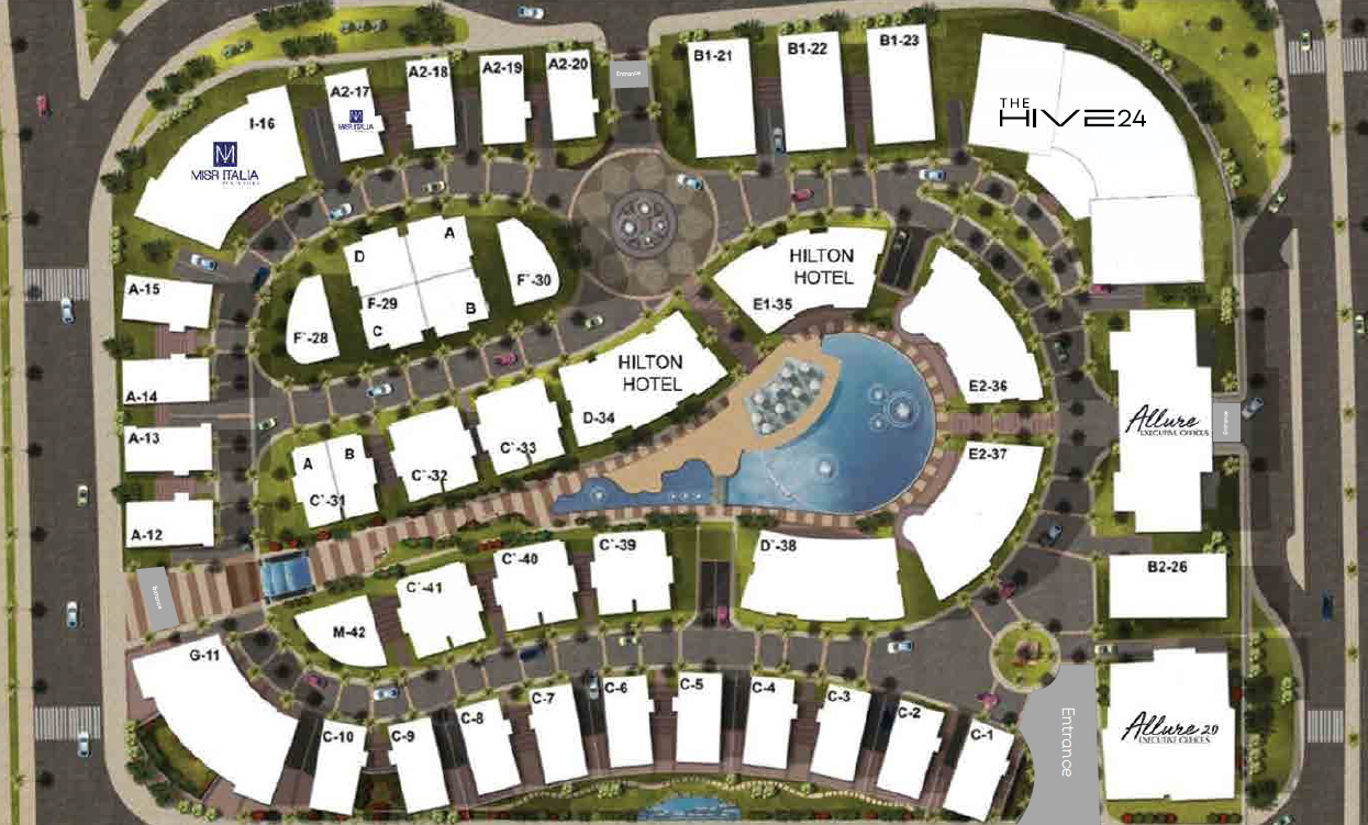 Cairo Business Park الماستر بلان