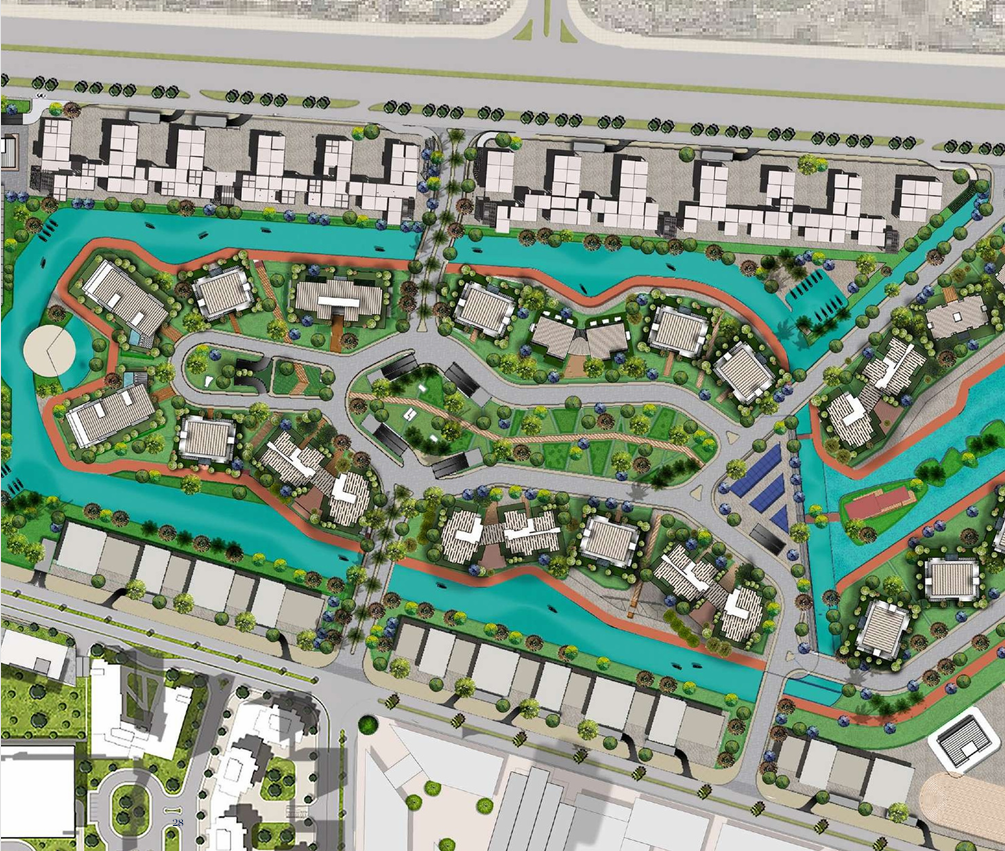 Canal Walk Island master plan
