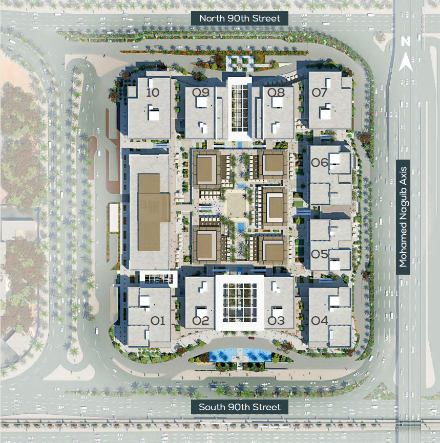 Central New Cairo الماستر بلان