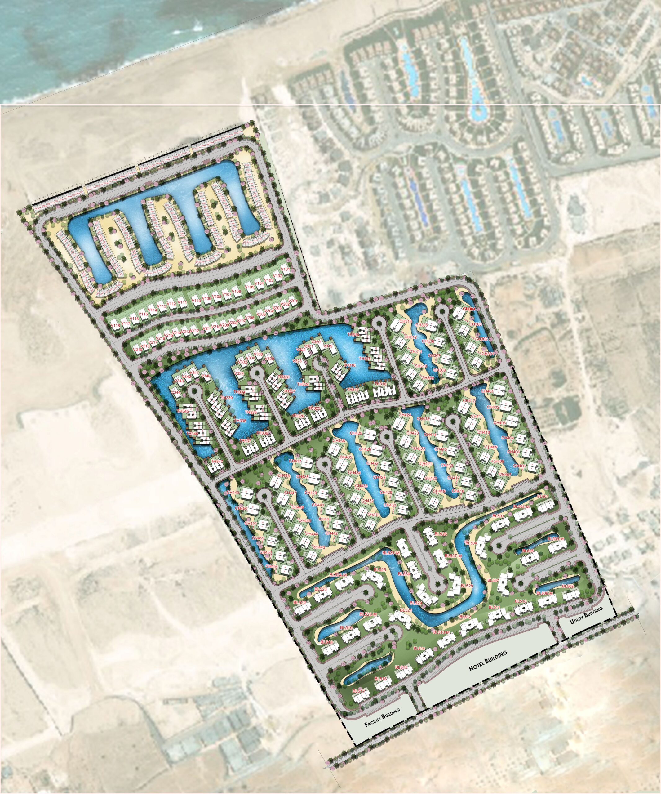 Hacienda Blue الماستر بلان
