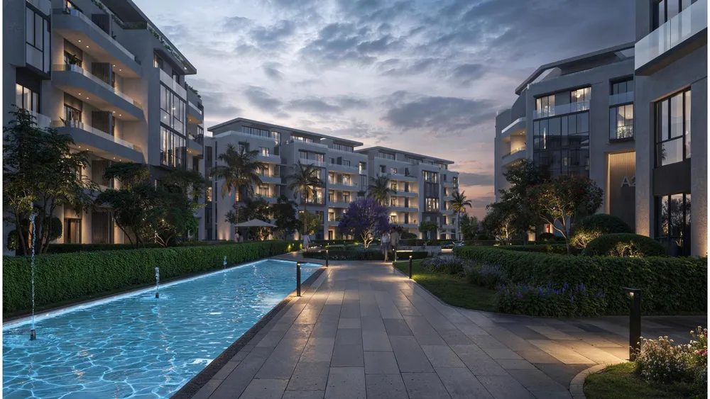 Penthouse in Jade & Blue