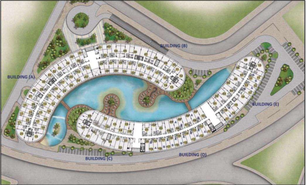 Lake Residence Fifth Square master plan