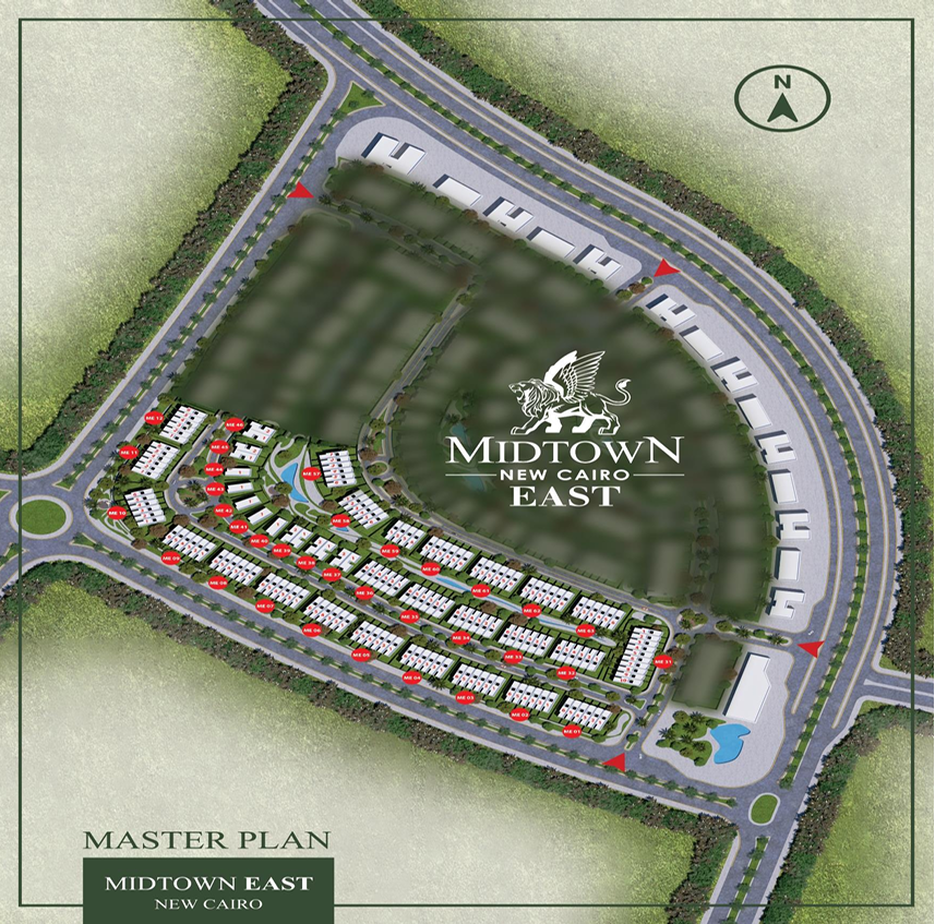 Midtown East Phase One الماستر بلان