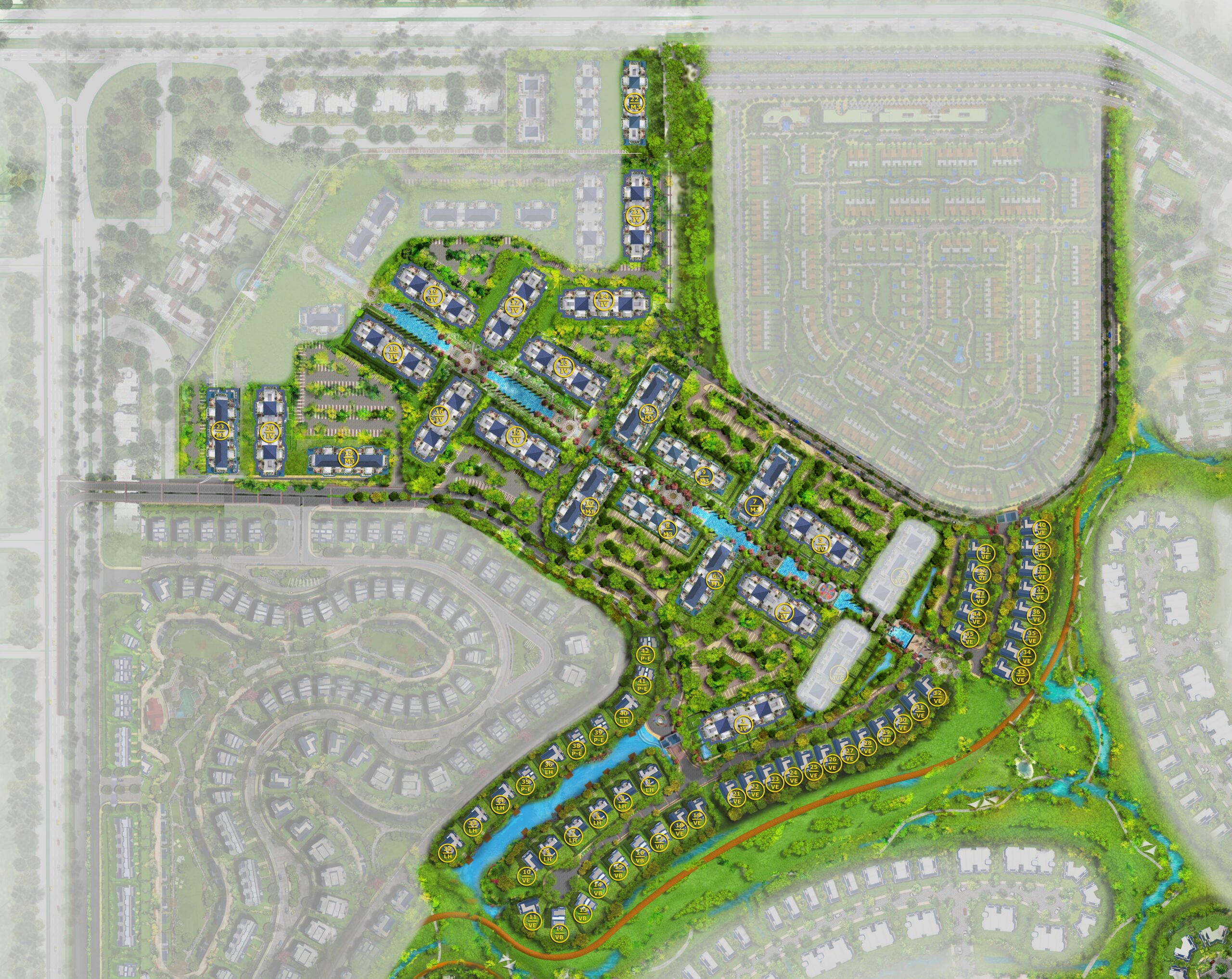 MV Park – ICity New Cairo الماستر بلان