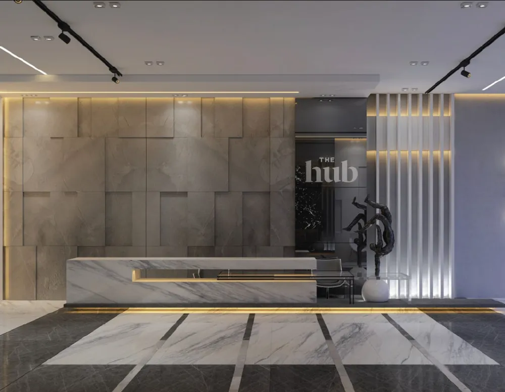 مكتب إداري في The HUB  Waterway New Cairo