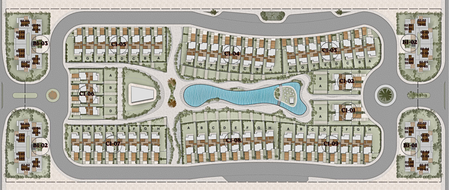 V residence الماستر بلان